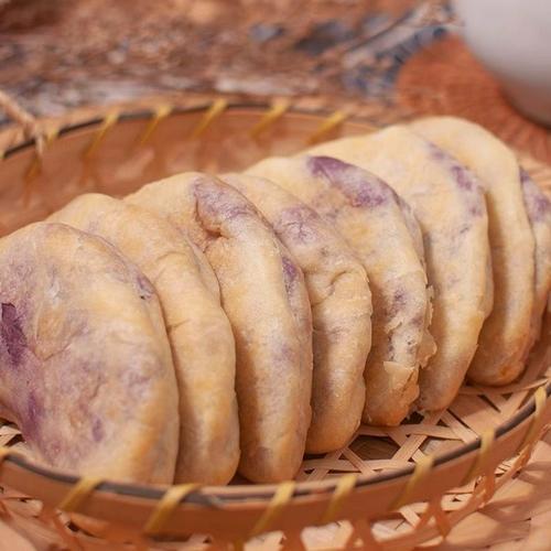 紫薯芋泥饼晚上小吃厂家直发解馋解饿卡网红健康零食糕点孕妇速卖通